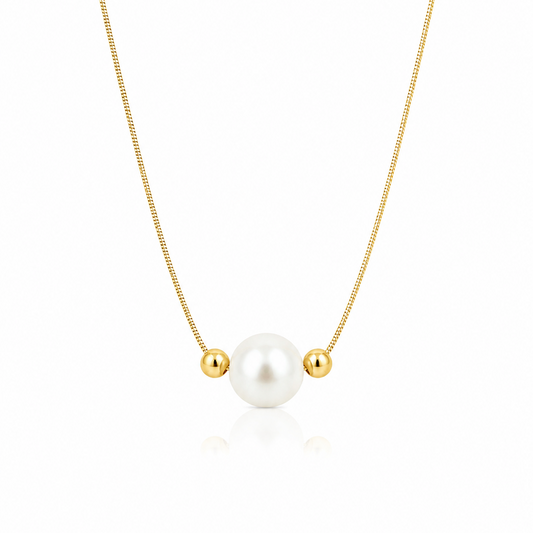 Collar Perla Étoile - Enchape de Oro 18k