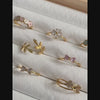 Lote Primavera – 7 Anillos Ajustables Enchapados en Oro 18k