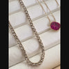 Lote Brillo de Color – 5 Collares Enchapados en Oro 18K