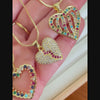 Lote de 4 Collares Corazón – Baño de Oro 18K