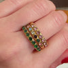 Lote de anillos premium - Enchape de Oro 18k